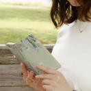 【手帳型】デリケートペイント グリーン