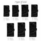 【Genuine】【手帳型】大理石　ブラック