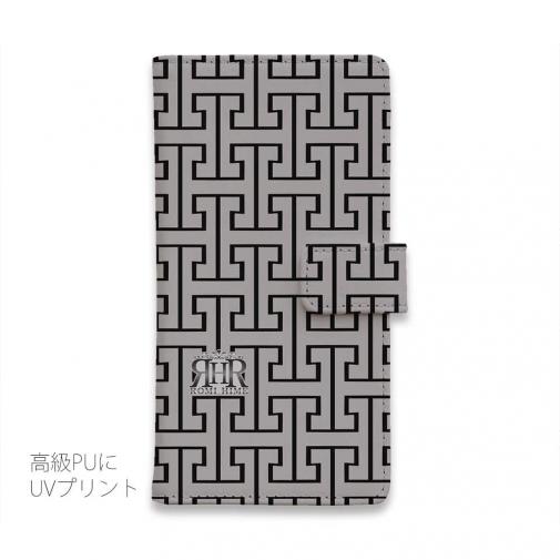 【ROMI HIME】【手帳型】マーク・ロゴ ホワイト
