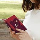 WIDE【手帳型】鹿島高校サッカー部 ユニフォーム 背番号5