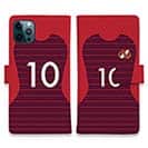 WIDE【手帳型】鹿島高校サッカー部 ユニフォーム 背番号10