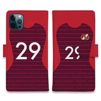 WIDE【手帳型】鹿島高校サッカー部 ユニフォーム 背番号29