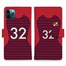 WIDE【手帳型】鹿島高校サッカー部 ユニフォーム 背番号32