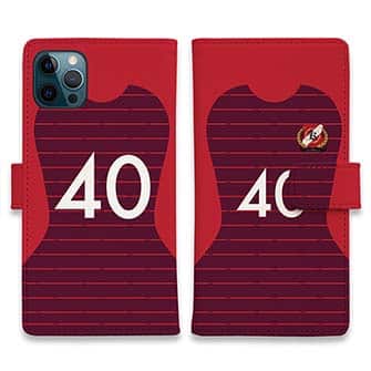 WIDE【手帳型】鹿島高校サッカー部 ユニフォーム 背番号40