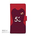 WIDE【手帳型】鹿島高校サッカー部 ユニフォーム 背番号53