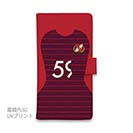 WIDE【手帳型】鹿島高校サッカー部 ユニフォーム 背番号59