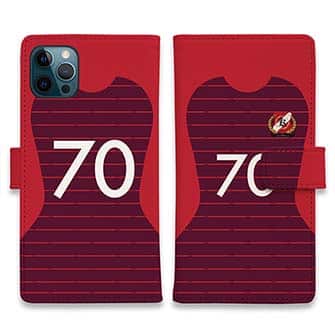 WIDE【手帳型】鹿島高校サッカー部 ユニフォーム 背番号70