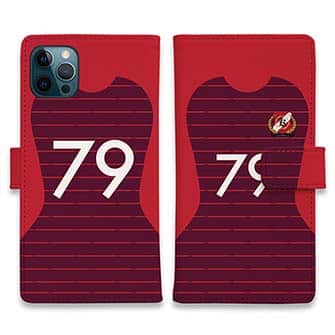 WIDE【手帳型】鹿島高校サッカー部 ユニフォーム 背番号79