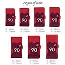 WIDE【手帳型】鹿島高校サッカー部 ユニフォーム 背番号90