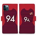 WIDE【手帳型】鹿島高校サッカー部 ユニフォーム 背番号94