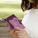 WIDE【手帳型】鹿島高校サッカー部 GKユニフォーム（ピンク） 背番号1