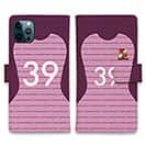 WIDE【手帳型】鹿島高校サッカー部 GKユニフォーム（ピンク） 背番号39