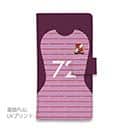 WIDE【手帳型】鹿島高校サッカー部 GKユニフォーム（ピンク） 背番号72