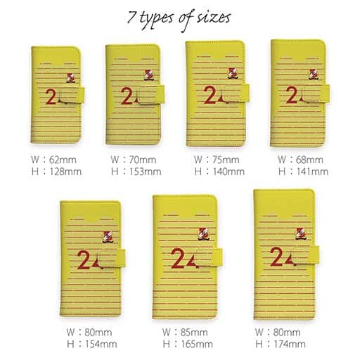 WIDE【手帳型】鹿島高校サッカー部 GKユニフォーム（ピンク） 背番号24