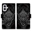 【彫姫】【手帳型】【Stick Case】般若　和彫りデザイン