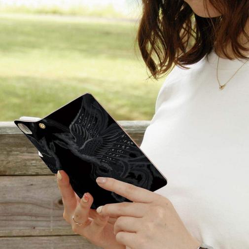 【彫姫】【手帳型】【Stick Case】鳳凰