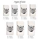 【彫姫】【手帳型】弁慶達磨（ホワイト）