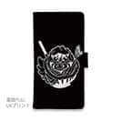 【彫姫】【手帳型】弁慶達磨（ブラック）