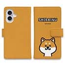 【手帳型】【ワカボンド】WAKAMAKAシリーズ 柴犬のシバアカ