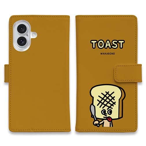 【手帳型】【ワカボンド】WAKAMAKAシリーズ トーストン