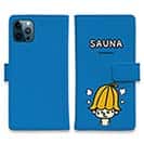 【手帳型】【ワカボンド】WAKAMAKAシリーズ サウナハトン