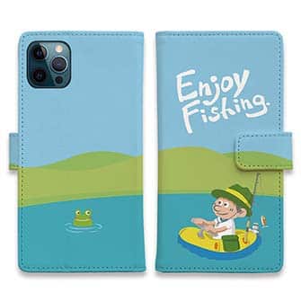 【手帳型】【釣りざんまい】仮想ボートアングラー