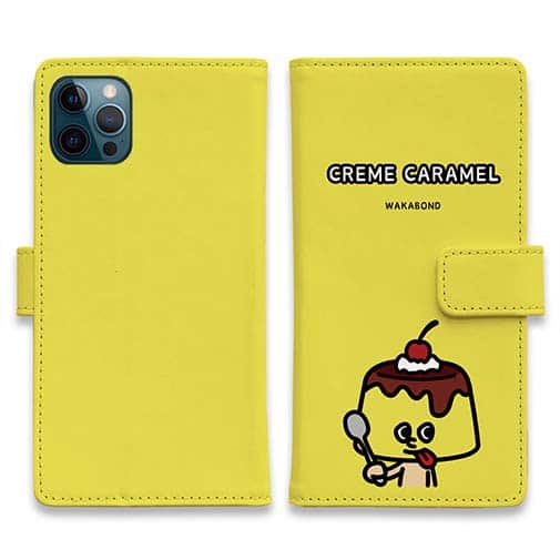 【手帳型】【ワカボンド】WAKAMAKAシリーズ プリンレトロン