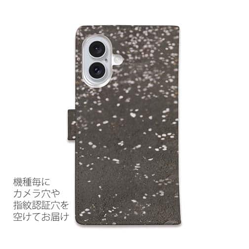 【手帳型】【猫折れ】花の塵ゆく