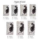 【手帳型】【大塚磊々堂】模様の黒猫