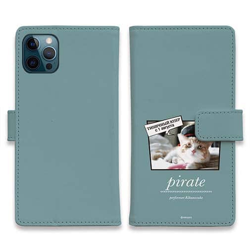 【手帳型】【猫折れ】Pirate 菊之助