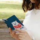 【手帳型】シロクマさんとマフラー(wakat)