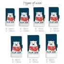 【手帳型】シロクマさんとマフラー(wakat)