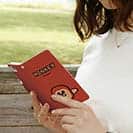 【手帳型】【ワカボンド】WAKAMAKAシリーズ おさるのウキキック