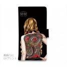 【ROMI HIME】【手帳型】青彫 牡丹 和柄 女