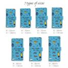 【手帳型】【釣りざんまい】釣りに行く道具_ブルー