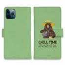 【手帳型】クマさんのチルタイム_カラフル(wakat)