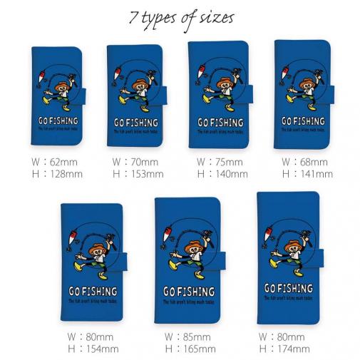 【手帳型】【釣りざんまい】ルアー釣りが好きなんです