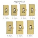 【手帳型】【ワカボンド】WAKAMAKAシリーズ 柴犬スケボー_赤柴