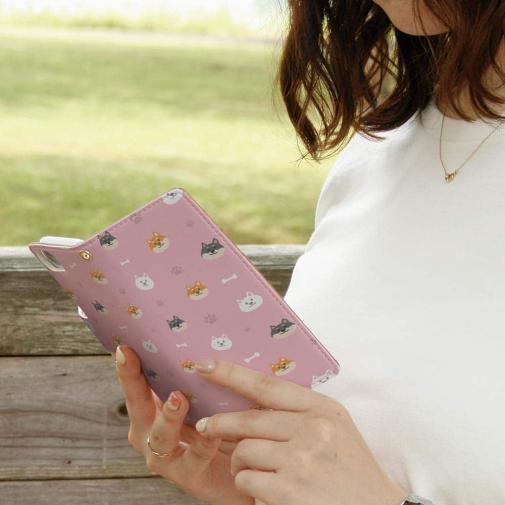 【手帳型】柴犬いっぱい(wakat)