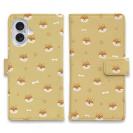 【手帳型】柴犬いっぱい_赤柴(wakat)