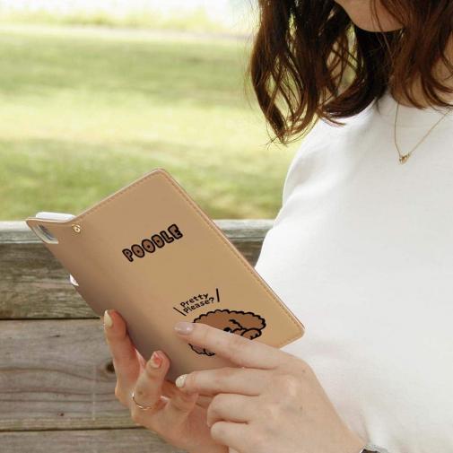 【手帳型】プードルのおねだり顔(wakat)