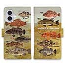 【手帳型】【FISH MAN】ハードロックフィッシュゲーム ブラウン