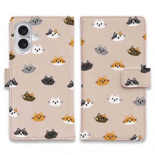 【手帳型】猫いっぱい(wakat)