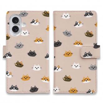 【手帳型】猫いっぱい(wakat)