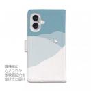 【手帳型】【FISH MAN】山シリーズ「雷鳥／冬のメス　雪大福」