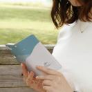 【手帳型】【FISH MAN】山シリーズ「雷鳥／冬のメス　雪大福」