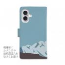 【手帳型】【FISH MAN】山シリーズ「雷鳥／冬のオス　遠き雪山」