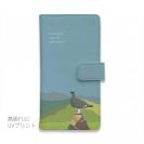 【手帳型】【FISH MAN】山シリーズ「雷鳥／夏のオス・たそがれ」