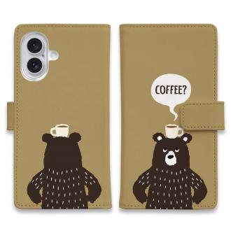 【手帳型】クマさんとホットコーヒー(wakat)