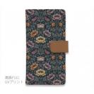 【手帳型】リバティの大花柄風 スモール・スザンナ